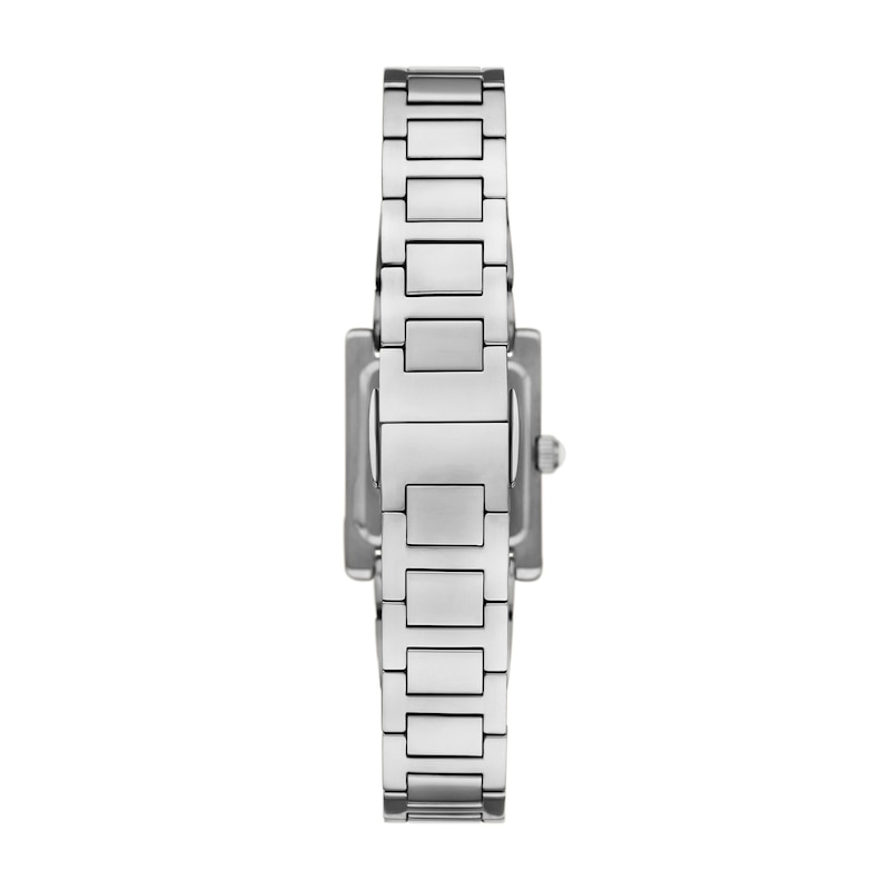 Main Image 3 of Emporio Armani Ladies' Rectangle Crystal Stainless Steel Bracelet Watch