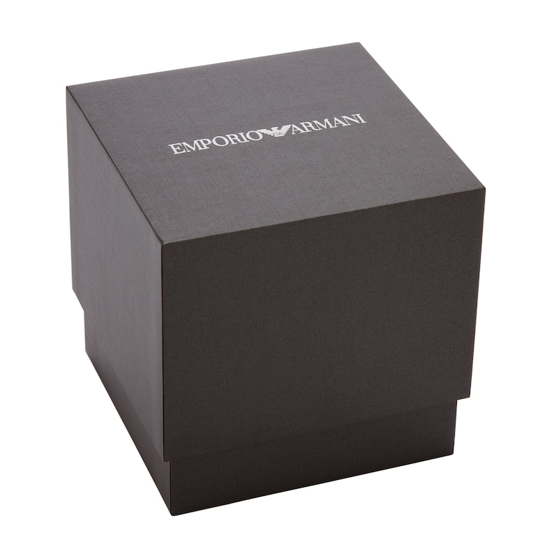 Main Image 5 of Emporio Armani Ladies' Rectangle Crystal Stainless Steel Bracelet Watch