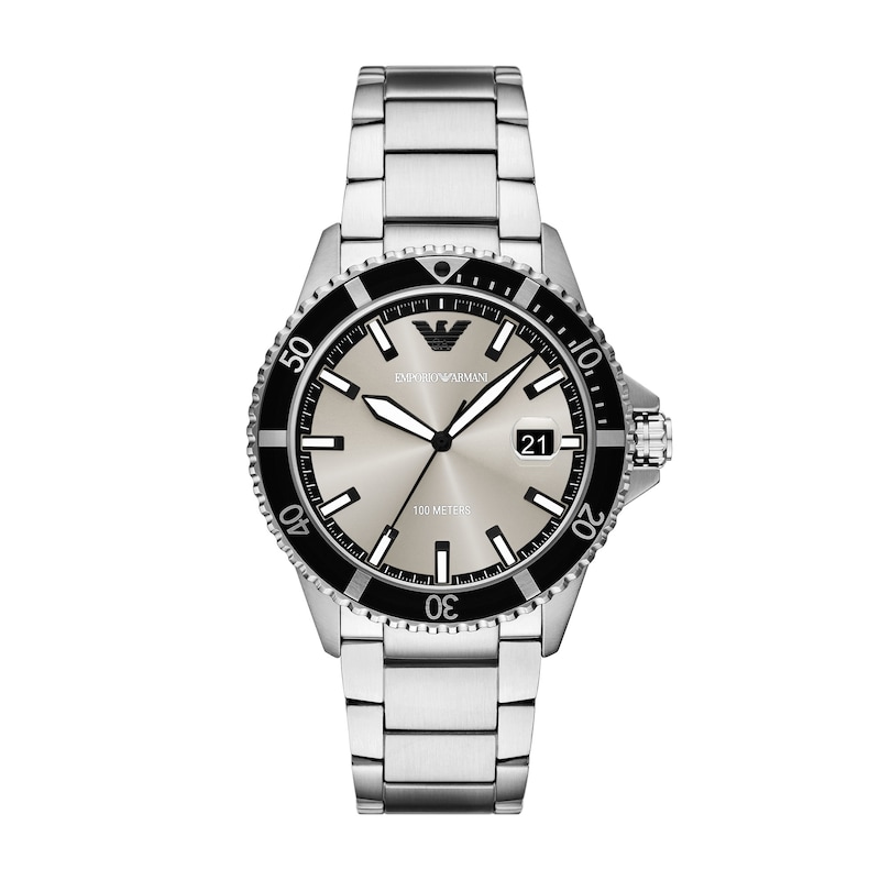 Main Image 1 of Emporio Armani Men's 42mm Three Hand Stainless Steel Watch