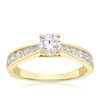 Thumbnail Image 1 of 18ct Yellow Gold 1ct Diamond Channel Set Solitaire Ring