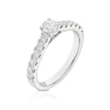 Thumbnail Image 2 of 14ct White Gold 0.75ct Diamond Round Cut Solitaire Ring