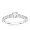 Thumbnail Image 1 of 14ct White Gold 1ct Diamond Round Cut Solitaire Ring