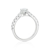 Thumbnail Image 3 of 14ct White Gold 1ct Diamond Round Cut Solitaire Ring