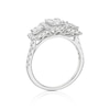 Thumbnail Image 3 of 9ct White Gold 0.75ct Diamond Trilogy Ring