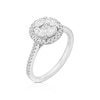 Thumbnail Image 2 of Platinum 0.75ct Diamond Mixed Cut Cluster Ring