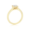 Thumbnail Image 3 of 14ct Yellow Gold 0.33ct Diamond Quad Shaped Solitaire Ring