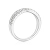 Thumbnail Image 3 of Platinum 0.50ct Diamond Crossover Eternity Ring