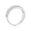 Thumbnail Image 3 of 18ct White Gold 0.50ct Diamond Triple Row Eternity Ring