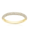 Thumbnail Image 1 of 9ct Yellow Gold 0.33ct Diamond Pavé Eternity Ring