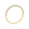 Thumbnail Image 3 of 9ct Yellow Gold 0.33ct Diamond Pavé Eternity Ring