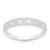 Thumbnail Image 1 of 18ct White Gold 0.25ct Diamond Baguette & Round Eternity Ring