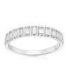 Thumbnail Image 1 of 18ct White Gold 0.25ct Diamond Baguette Eternity Ring