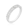 Thumbnail Image 2 of 18ct White Gold 0.25ct Diamond Baguette Eternity Ring