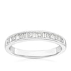 Thumbnail Image 1 of 9ct White Gold 0.25ct Diamond Baguette Eternity Ring