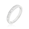 Thumbnail Image 2 of 9ct White Gold 0.25ct Diamond Baguette Eternity Ring