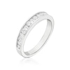 Thumbnail Image 2 of 9ct White Gold 0.50ct Diamond Baguette & Round Cut Eternity Ring