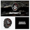 Thumbnail Image 8 of Garmin Instinct 3 50mm Solar Black Bezel & Charcoal Silicone Strap Smartwatch