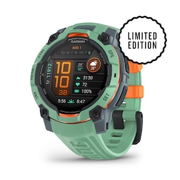 Garmin Instinct 3 45mm Amoled Green Neo Tropic Silicone Strap Smartwatch