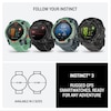 Thumbnail Image 7 of Garmin Instinct 3 45mm Amoled Green Neo Tropic Silicone Strap Smartwatch