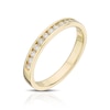 Thumbnail Image 2 of 9ct Yellow Gold 0.25ct Diamond Channel Set Eternity Ring