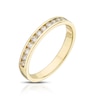 Thumbnail Image 2 of 9ct Yellow Gold 0.33ct Diamond Channel Set Eternity Ring