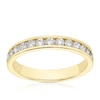 Thumbnail Image 1 of 9ct Yellow Gold 0.50ct Diamond Channel Set Eternity Ring