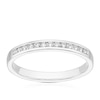 Thumbnail Image 1 of 9ct White Gold 0.15ct Diamond Channel Set Eternity Ring