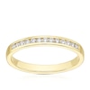 Thumbnail Image 1 of 9ct Yellow Gold 0.15ct Diamond Channel Set Eternity Ring