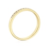 Thumbnail Image 3 of 9ct Yellow Gold 0.15ct Diamond Channel Set Eternity Ring