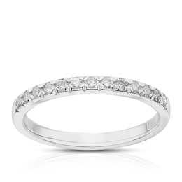 9ct White Gold 0.25ct Diamond Eternity Ring