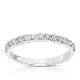 9ct White Gold 0.33ct Diamond Eternity Ring