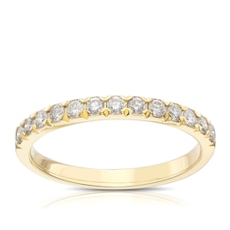 9ct Yellow Gold 0.33ct Diamond Eternity Ring