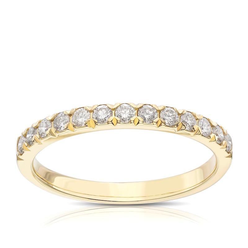 Main Image 1 of 9ct Yellow Gold 0.33ct Diamond Eternity Ring