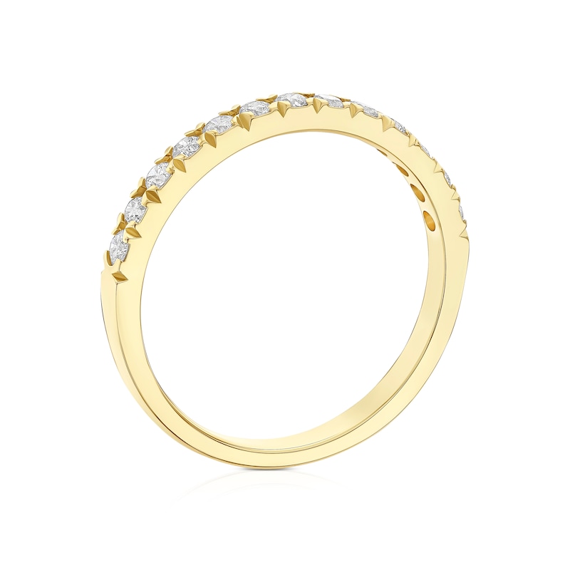 Main Image 3 of 9ct Yellow Gold 0.33ct Diamond Eternity Ring