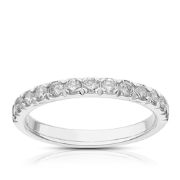 9ct White Gold 0.50ct Diamond Eternity Ring