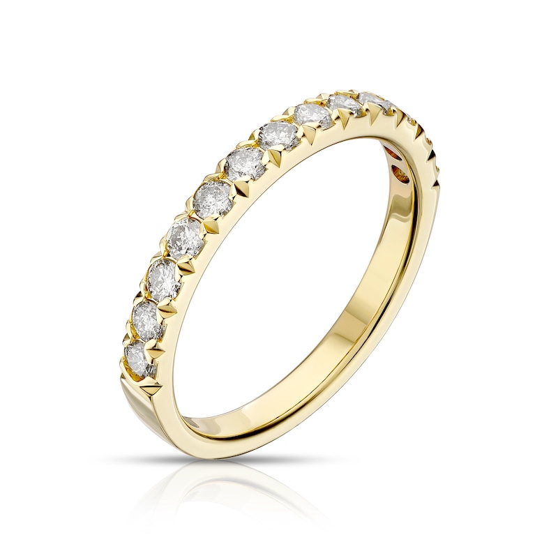 Main Image 2 of 9ct Yellow Gold 0.50ct Diamond Eternity Ring