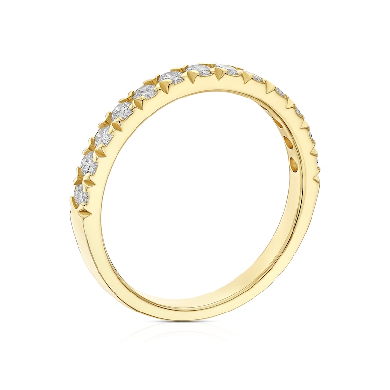 Main Image 3 of 9ct Yellow Gold 0.50ct Diamond Eternity Ring