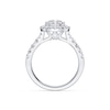 Thumbnail Image 2 of Platinum 1ct Diamond Pear Shaped Halo Ring