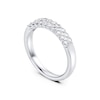 Thumbnail Image 2 of Platinum 0.50ct Diamond Three Row Eternity Ring