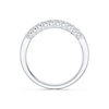 Thumbnail Image 3 of Platinum 0.50ct Diamond Three Row Eternity Ring