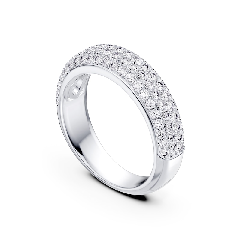 Main Image 2 of Platinum 1ct Diamond Eternity Ring